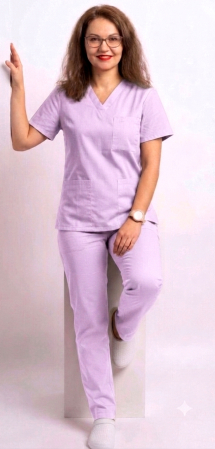 Bluza tercot Unisex Lila [6]