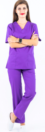 Bluza tercot Unisex mov inchis [2]