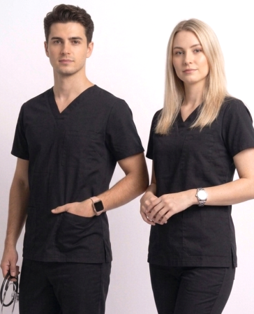 Bluze Unisex - Bluza tercot Unisex neagra