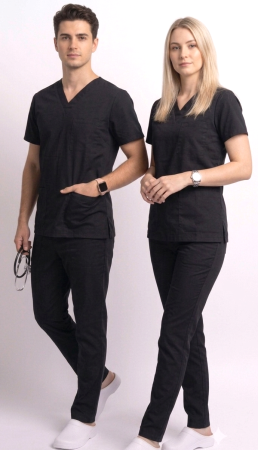 Bluza tercot Unisex neagra [3]