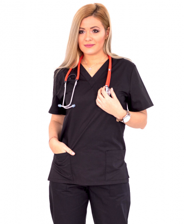 Bluza tercot Unisex neagra [1]