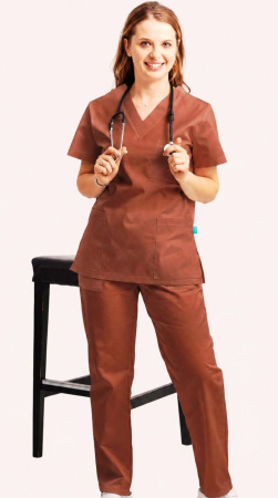 Costume Medicale - COSTUM EHALATE RUSTIC BROWN