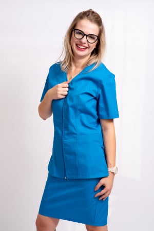 HALAT CASUAL BLUE CU FERMOAR [4]