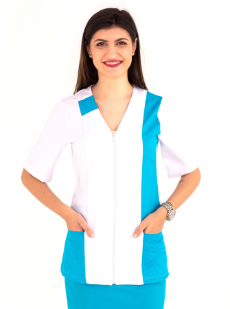 Halat cu fermoar duo-turquoise [2]