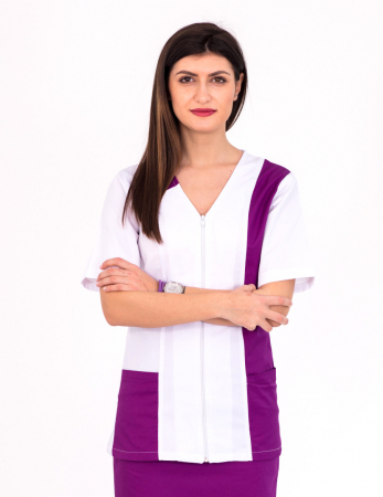 Halat cu fermoar duo-violet [1]
