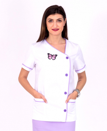 Halat P2 alb cu Lila [11]
