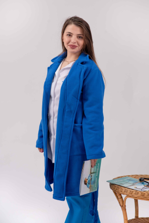 Halat polar albastru Royal - lung [3]