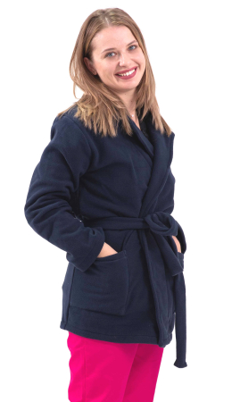 Articole din Polar - Halat polar bleumarin - scurt