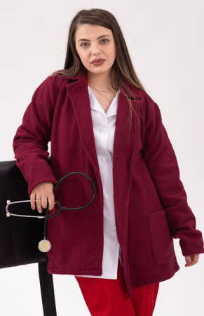 Articole din Polar - Halat polar grena - scurt