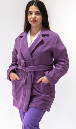 Articole din Polar - Halat polar mov - scurt