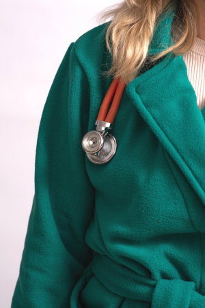 Halat polar verde smarald - lung [1]