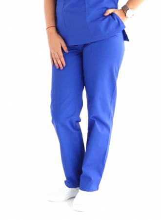 Pantalon tercot albastru jeans [4]