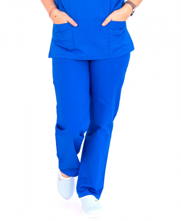 Pantalon tercot albastru royal [3]