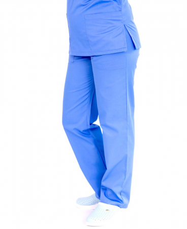 Pantalon tercot bleu-ciel [2]