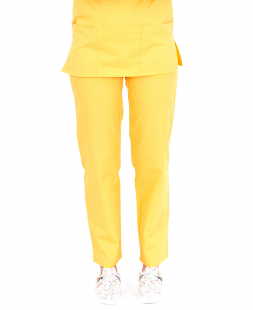 Pantalon tercot galben-deschis [1]