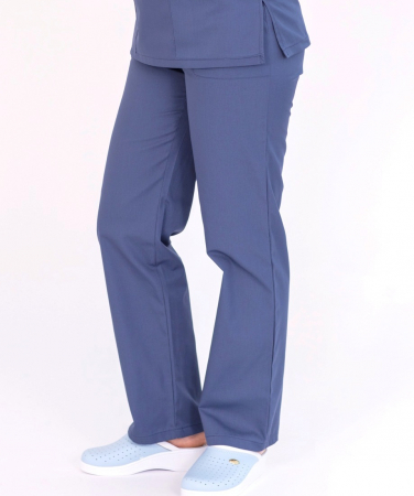 Pantaloni Unisex - Pantalon tercot gri albastrui