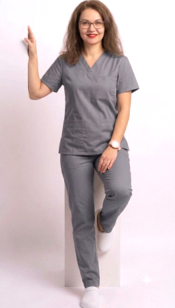 Pantalon tercot gri DESCHIS [1]