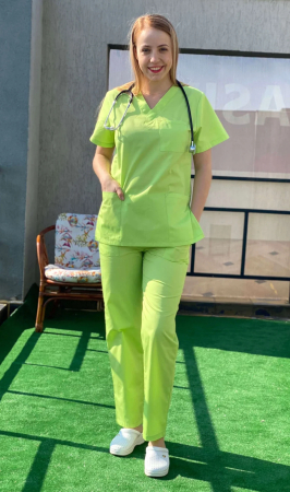 Costume Medicale - Pantalon tercot Vernil