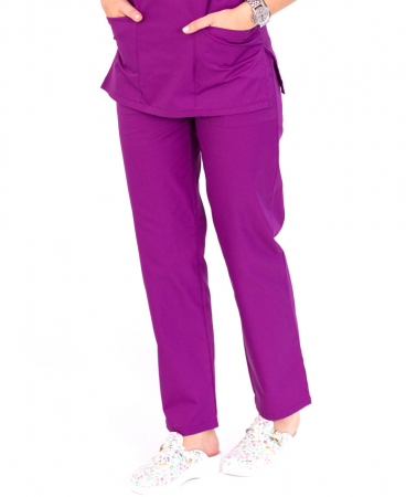 Pantalon tercot violet [2]