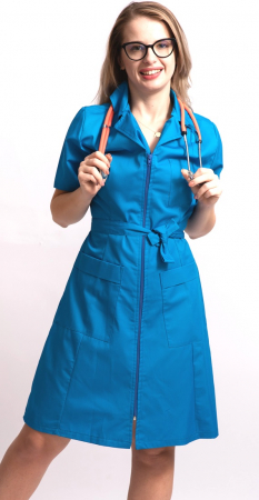 Sarafane medicale - SARAFAN CASUAL BLUE