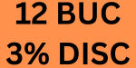 12 BUC 3% DISC