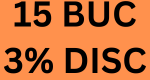15 buc 3%