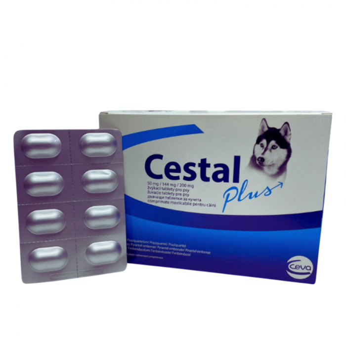 Antiparazitar intern pentru caini Cestal 200 tab cutie