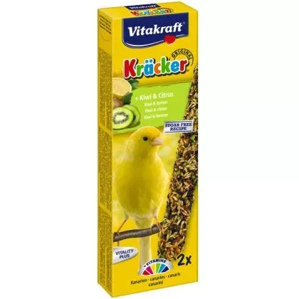 Batoane pentru canari Vitakraft cu kiwi  lamaie 2 buc