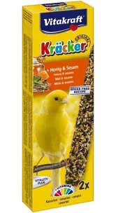 Batoane pentru canari Vitakraft cu miere  susan 2 buc