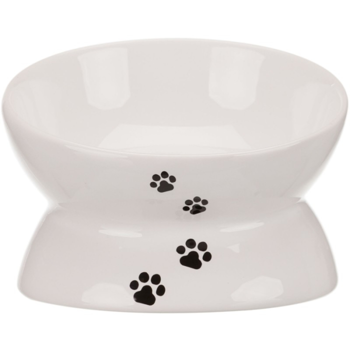 Castron ceramic pentru pisici Trixie Alb 0,15l / 13 cm [2]