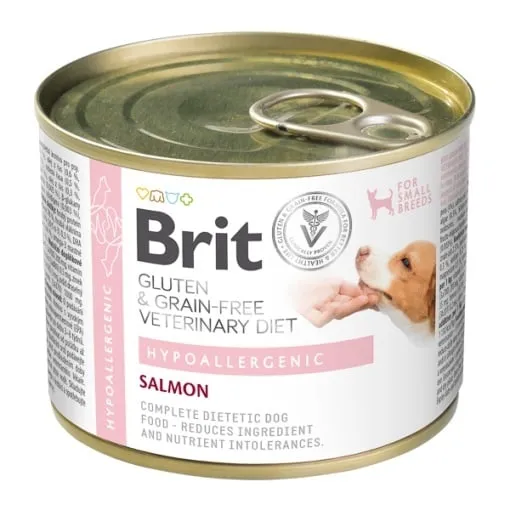Conserva dietetica pentru caini Brit GF Hypoallergenic 200 gr