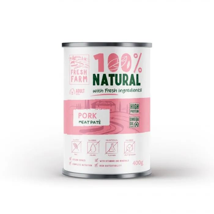 Conserva pentru caini Fresh Farm Smooth Pate 400 gr