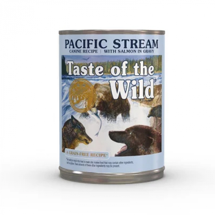 Conserva pentru caini Taste of the Wild Pacific Stream Canine 390 gr