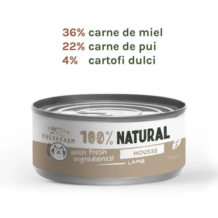 Conserva pentru pisici Fresh Farm Mousse 85 gr [2]