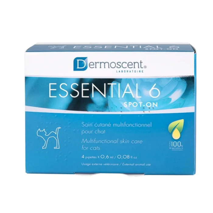 Dermoscent Essential 6 Spot-On Pisica 4 pipete