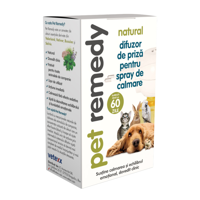 Difuzor calmare animale de companie Pet Remedy + 40 ml