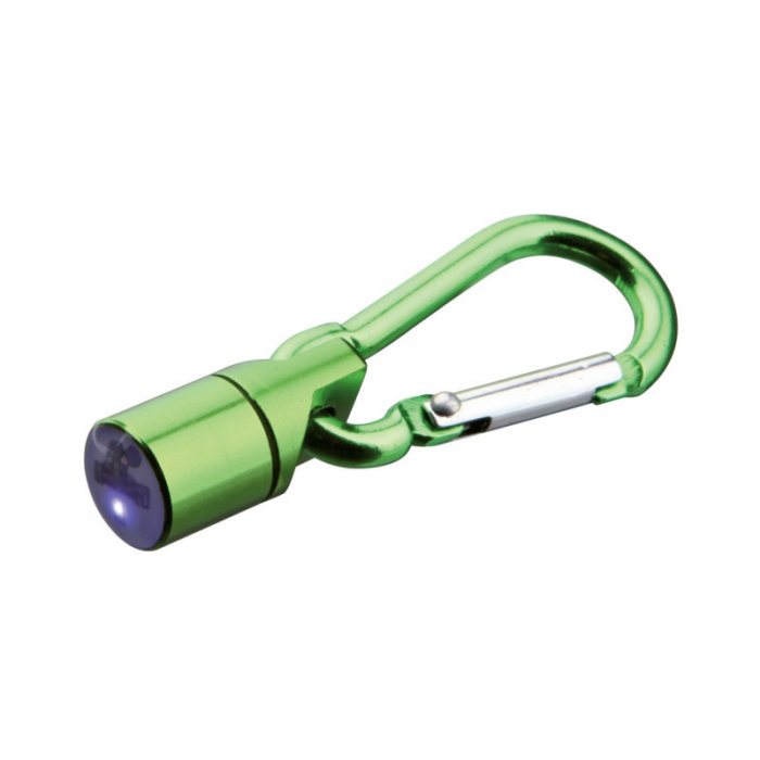 Flasher cu carabiniera pentru zgarda cainilor 1 cm