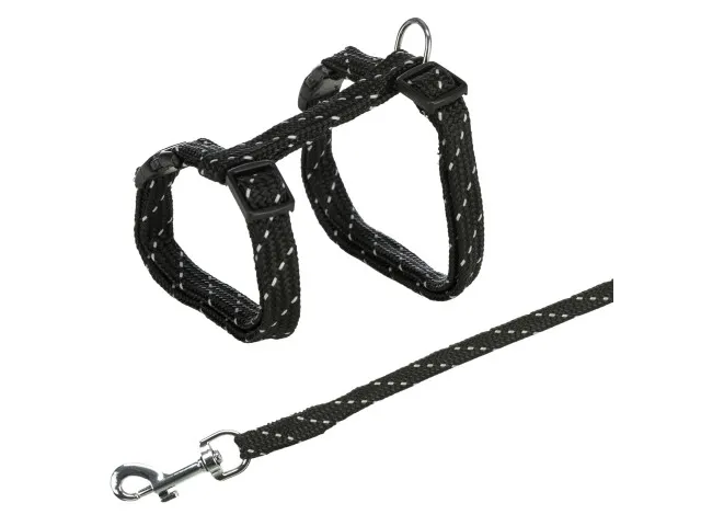 Ham & lesa pentru pisici reflectorizanta Trixie  27-45cm/10 mm [2]