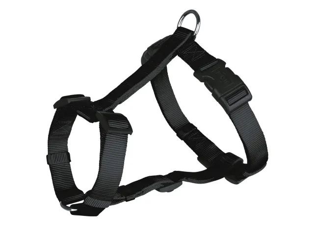 Ham pentru caini Classic M-L 50-75 cm   20 mm negru