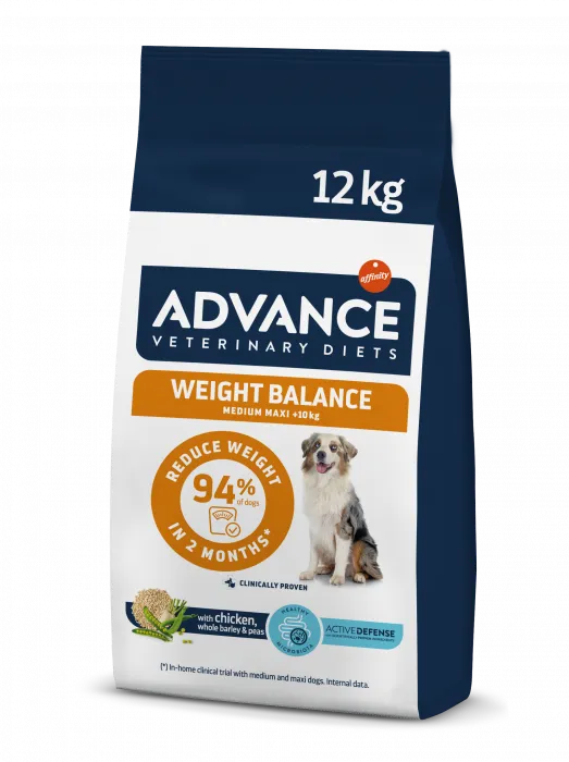 Hrana dietetica pentru caini Advance Veterinary Diets Weight Balance 12 kg