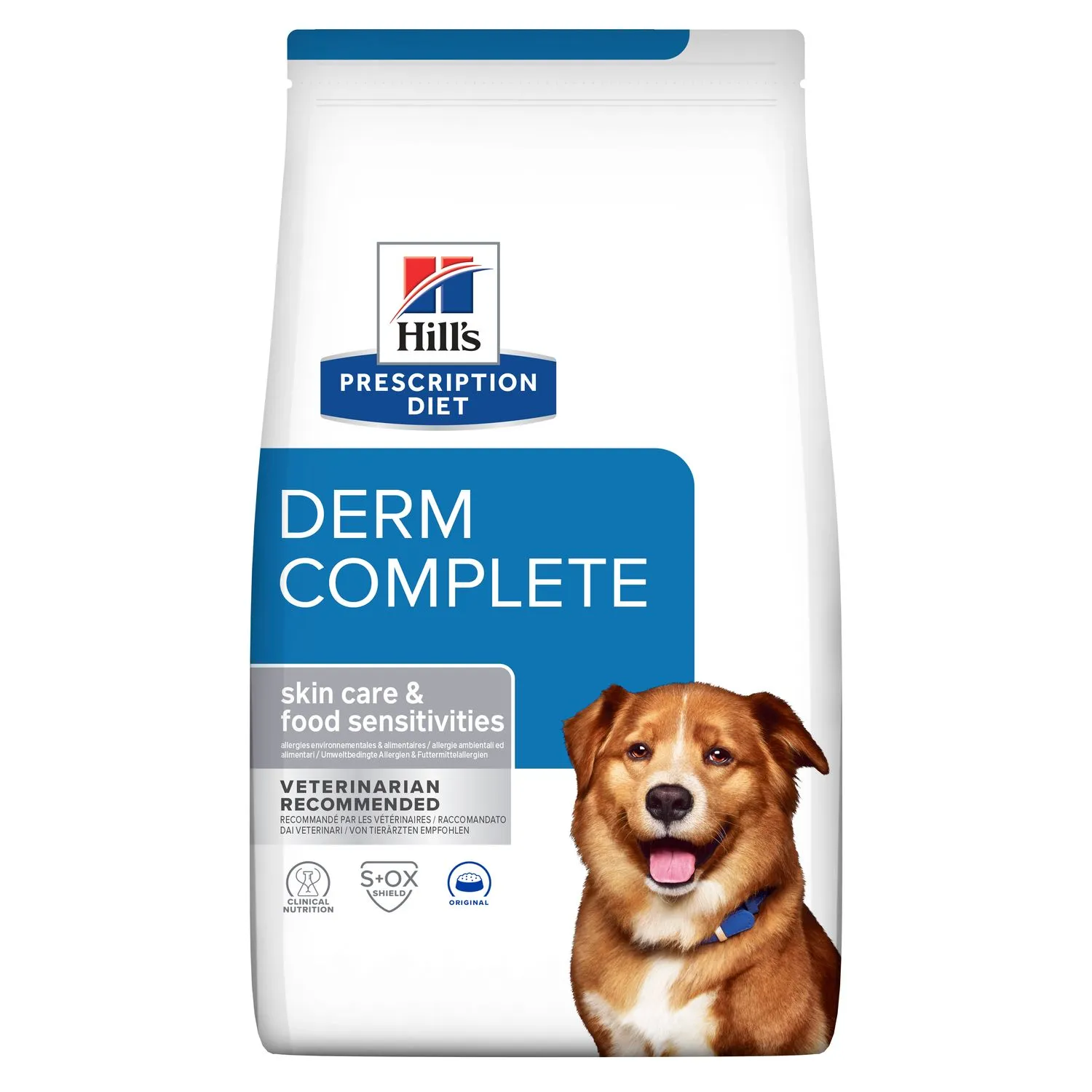 Hrana dietetica pentru caini Hill s PD Derm Complete Skin care 1,5 kg