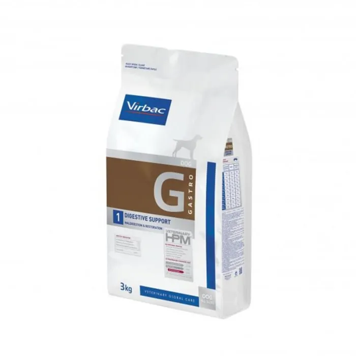 Hrana dietetica pentru caini Virbac HPM G1 Digestive Support Gastro
