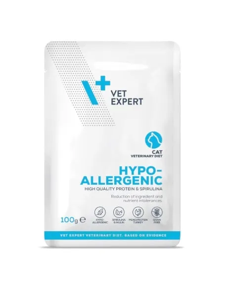 Hrana dietetica pentru pisici Hypoallergenic VetExpert 100 gr