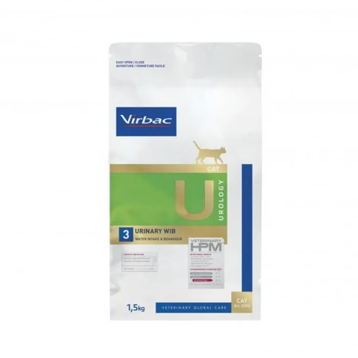 Hrana dietetica pentru pisici Virbac HPM U3 Urinary 1,5 kg