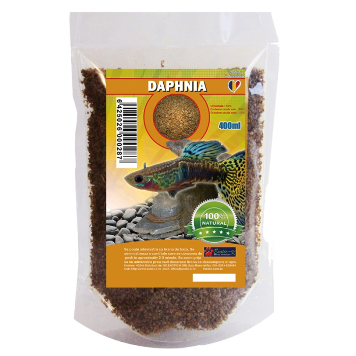 Hrana pentru pesti Exo Daphnia 400 ml