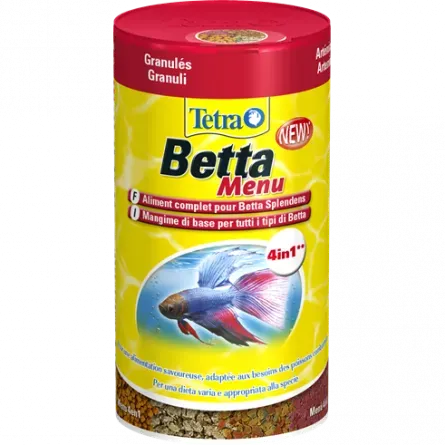 Hrana pentru pesti Tetra Betta Menu 4 in 10