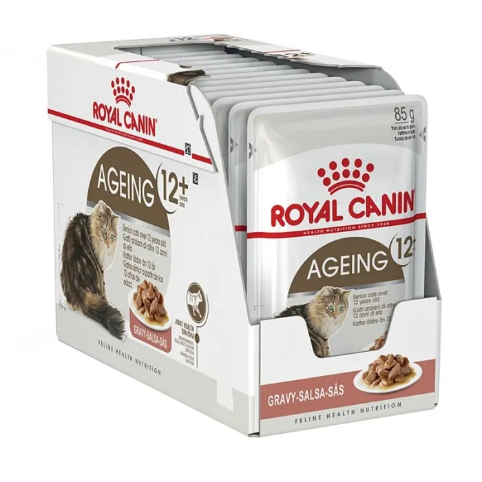 Hrana umeda pentru pisici Royal Canin Ageing +12 in sos 85 gr