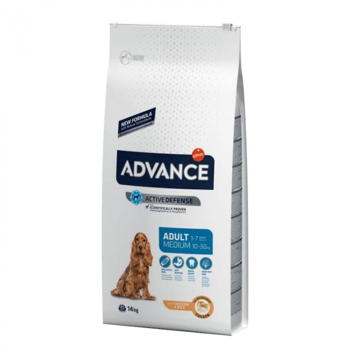 Hrana uscata pentru caini Advance Medium Adult cu pui 14 kg [2]