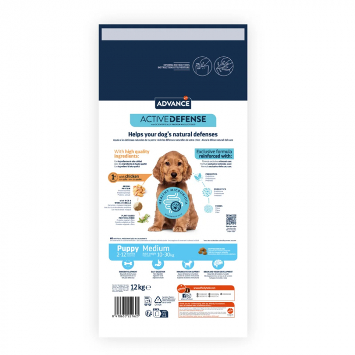 Hrana uscata pentru caini Advance Medium Puppy Protect 12 kg [2]