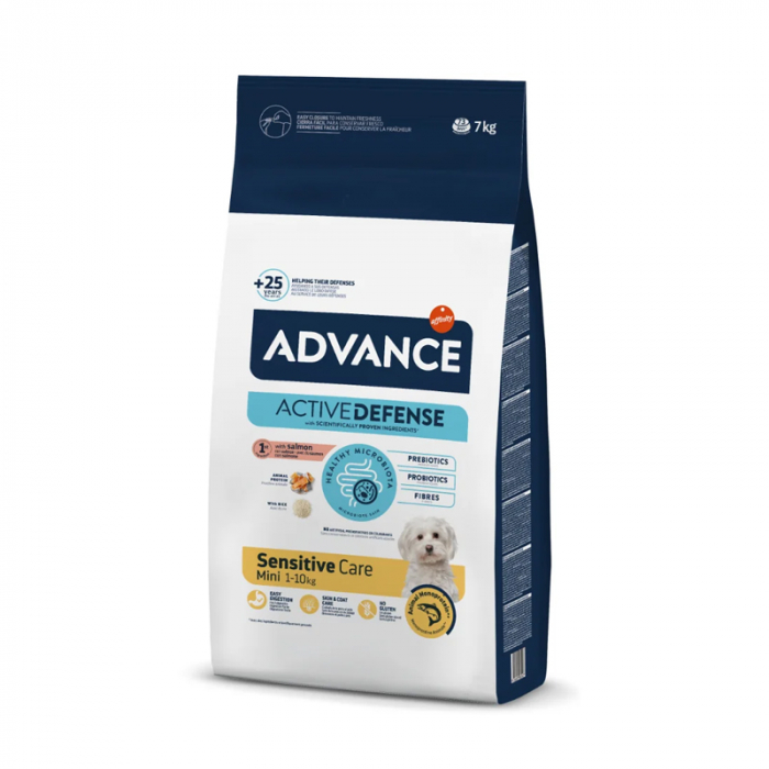 Hrana uscata pentru caini Advance Mini Sensitive cu somon 7 kg [2]